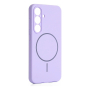 Чехол для Samsung Galaxy S25 Silicone Case c MagSafe Фиолетовый