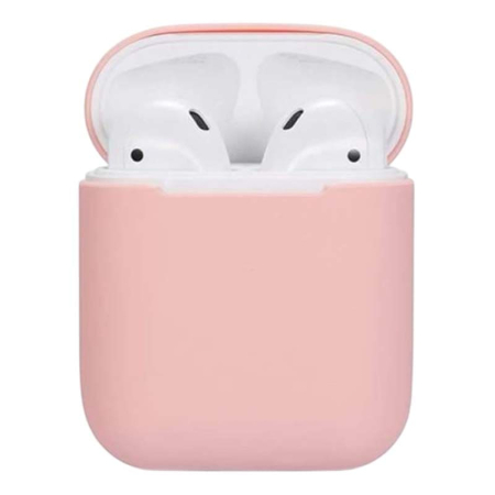 Чехол Case Protection для Apple AirPods Powdery, пудровый Чехол Case Protection для Apple AirPods Powdery, пудровый