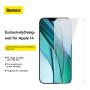 Стекло для iPhone 14 Plus/13 Pro Max Baseus Crystal glass 1шт +EasyStick (SGBL100202) Прозрачный