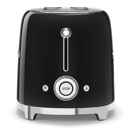 Тостер на 2 ломтика SMEG 50s style (TSF01BLEU) Черный Тостер на 2 ломтика SMEG 50s style (TSF01BLEU) Черный