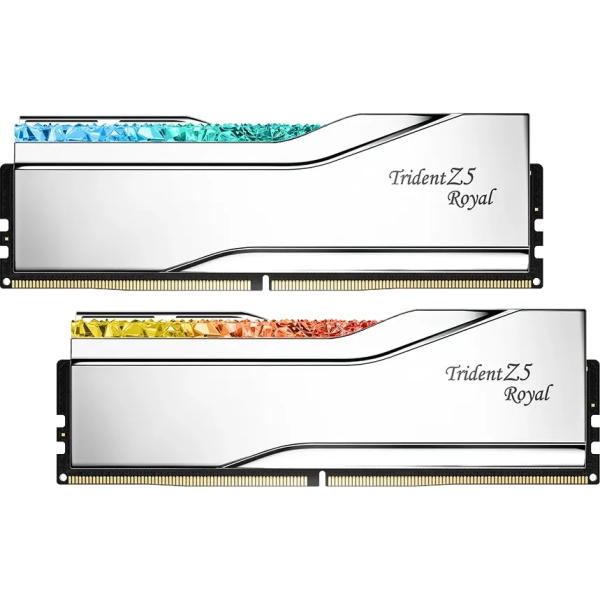 Оперативная память G.SKILL Trident Z5 Royal RGB F5 7600J3646G16GX2 TR5S DDR5 32GB 7600MHz CL36 UDIMM 2x16GB RGB