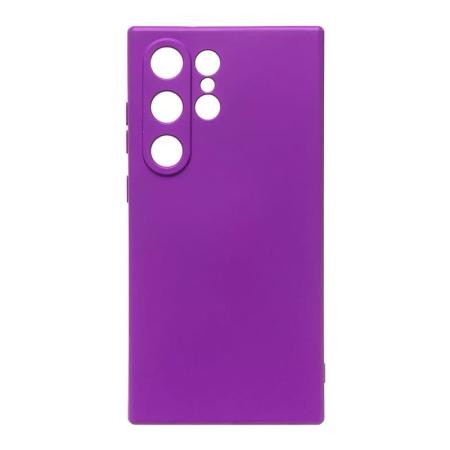 Чехол Silicone Case v2 для Samsung Galaxy S24 Ultra Фиолетовый