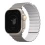 Ремешок UNIQ для Apple Watch 49/45/44/42 мм Revix reversible Magnetic (49MM-REVAGRYDWHT) Белый/Серый