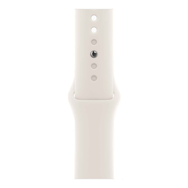 Apple Watch SE 3 (2025), 44 мм корпус из алюминия цвета «Midnight», ремешок Sport Band размера M/L цвета «Starlight» Apple Watch SE 3 (2025), 44 мм корпус из алюминия цвета «Midnight», ремешок Sport Band размера M/L цвета «Starlight»