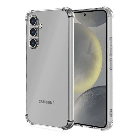 Противоударный чехол для Samsung Galaxy S24 с защитой камер Прозрачный Противоударный чехол для Samsung Galaxy S24 с защитой камер Прозрачный