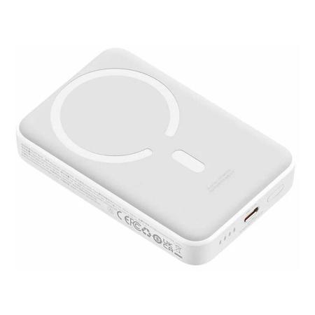 Внешний аккумулятор Baseus Magnetic Mini Wireless Fast Charge Power Bank 10000mAh 30W с поддержкой беспроводной зарядки PPCX110202 (PPCXM1030) Белый