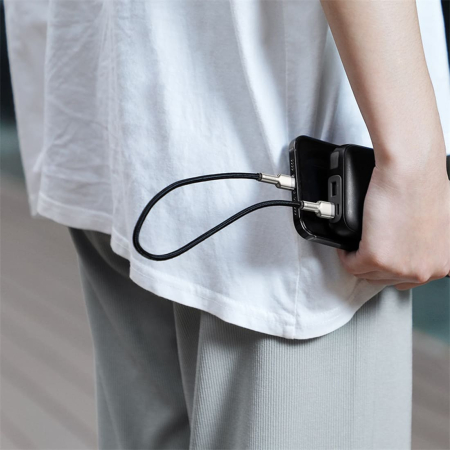 Кабель Baseus Cafule Series Metal Data Cable USB to iP 2,4A, 0,25 м (CALJK-01) Чёрный Кабель Baseus Cafule Series Metal Data Cable USB to iP 2,4A, 0,25 м (CALJK-01) Чёрный