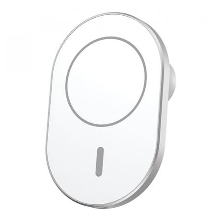 Автодержатель с функцией беспроводной зарядки WiWU Magnetic Attached Wireless Charger Car mount 15W (CH-306) Белый Автодержатель с функцией беспроводной зарядки WiWU Magnetic Attached Wireless Charger Car mount 15W (CH-306) Белый