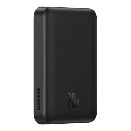 Внешний аккумулятор Baseus Magnetic Mini Wireless Fast Charge power bank с поддержкой беспроводной зарядки 10000mAh 20W Черный
