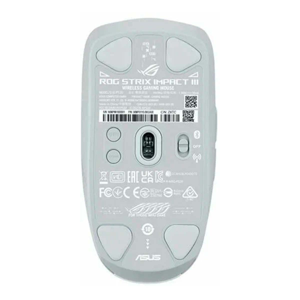 Мышь ASUS P520 Rog Strix Impact III WL/WHT (90MP03D0-BMUA10)