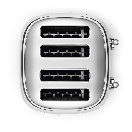 Тостер на 4 ломтика SMEG 50s style (TSF03SSEU) Хром Тостер на 4 ломтика SMEG 50s style (TSF03SSEU) Хром