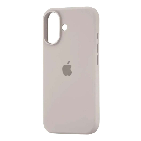Чехол для Apple iPhone 17 Silicone Case Stone, бежевый Чехол для Apple iPhone 17 Silicone Case Stone, бежевый