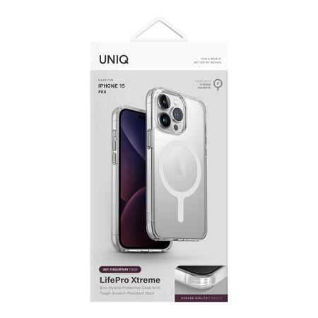 Чехол для iPhone 15 Pro с MagSafe UNIQ Lifepro Xtreme (IP6.1P(2023)-LXAFMCLR) Прозрачный Чехол для iPhone 15 Pro с MagSafe UNIQ Lifepro Xtreme (IP6.1P(2023)-LXAFMCLR) Прозрачный