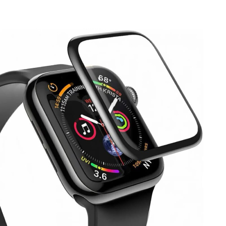 Защитное стекло COTEetCI 4D Full Glass Series Apple Watch 38 мм Черный