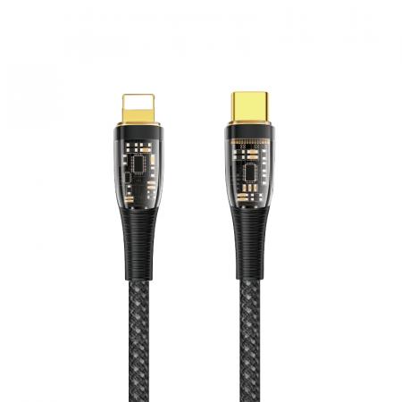 Кабель WiWU Type-C – Lightning Cable, 1,2m (TM01) Черный Кабель WiWU Type-C – Lightning Cable, 1,2m (TM01) Черный