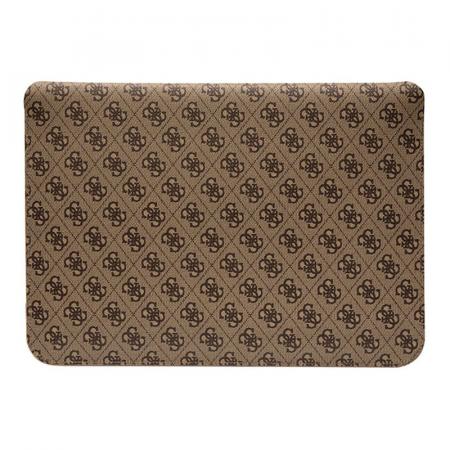 Чехол Guess для ноутбуков 13"/14" Sleeve 4G Bottom stripe Metal logo (GUCS14PS4SGW) Коричневый Чехол Guess для ноутбуков 13"/14" Sleeve 4G Bottom stripe Metal logo (GUCS14PS4SGW) Коричневый