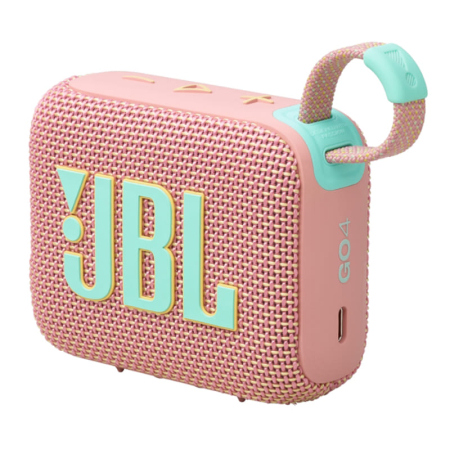 Портативная колонка JBL Go 4 Pink, розовый Портативная колонка JBL Go 4 Pink, розовый