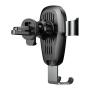 Автомобильный держатель с беспроводной зарядкой Baseus Metal Wireless Charger Gravity Car Mount (WXYL-B0A) Черный Автомобильный держатель с беспроводной зарядкой Baseus Metal Wireless Charger Gravity Car Mount (WXYL-B0A) Черный
