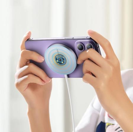 Беспроводное зарядное устройство Baseus Simple Mini3 Magnetic Wireless Charger 15W CCJJ040012 (BS-W529) White, белый Беспроводное зарядное устройство Baseus Simple Mini3 Magnetic Wireless Charger 15W CCJJ040012 (BS-W529) White, белый