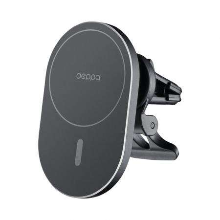 Автомобильный держатель Deppa Mage Safe Flat 1 (55203) Черный Автомобильный держатель Deppa Mage Safe Flat 1 (55203) Черный