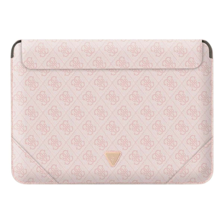 Чехол Guess для ноутбуков 13"/14" Sleeve 4G with Triangle metal logo (GUCS14P4TP) Розовый Чехол Guess для ноутбуков 13"/14" Sleeve 4G with Triangle metal logo (GUCS14P4TP) Розовый