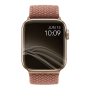 Ремешок для Apple Watch 41/40/38 мм UNIQ ASPEN Design strap Braided Citrus Pink, розовый