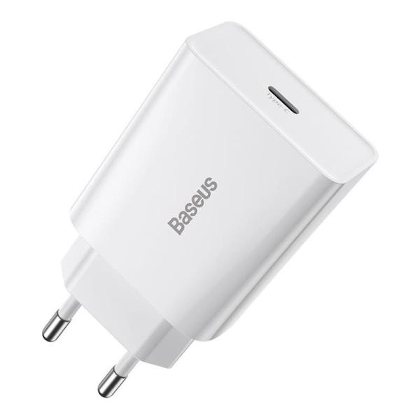 Сетевое зарядное устройство Baseus Speed Mini QC Quick Charger 20 Вт CCFS-SN02 (TC-012PD20-x) Белый