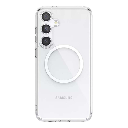 Чехол для Samsung S24 FE MagSafe Clear Case Прозрачный Чехол для Samsung S24 FE MagSafe Clear Case Прозрачный