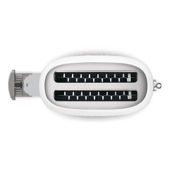 Тостер на 4 ломтика SMEG 50s style (TSF02WHEU) Белый