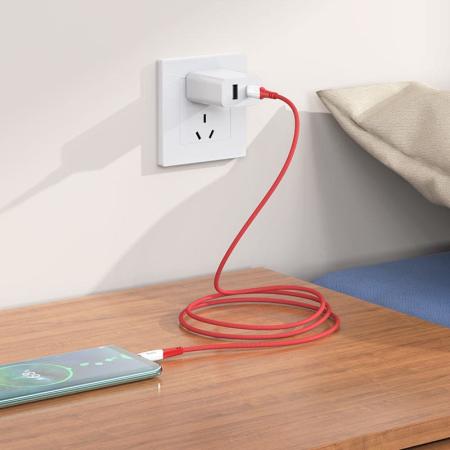 Кабель hoco. для зарядки и передачи данных Ferry Type-C - Type-C 60w (X70) Красный Кабель hoco. для зарядки и передачи данных Ferry Type-C - Type-C 60w (X70) Красный