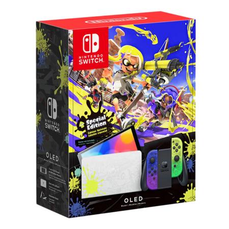 Игровая консоль Nintendo Switch OLED 64Gb Splatoon 3 Edition, зеленый/фиолетовый Игровая консоль Nintendo Switch OLED 64Gb Splatoon 3 Edition, зеленый/фиолетовый