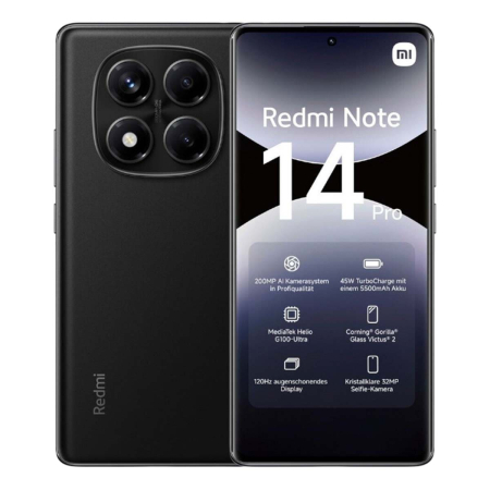 Xiaomi Redmi Note 14 Pro 8/256Gb Midnight Black, чёрный Xiaomi Redmi Note 14 Pro 8/256Gb Midnight Black, чёрный