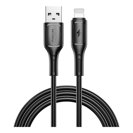 Кабель USB - Lightning WiWU StarLink StarLink Wi-C042E A-L 1m, 2.4A, чёрный Кабель USB - Lightning WiWU StarLink StarLink Wi-C042E A-L 1m, 2.4A, чёрный