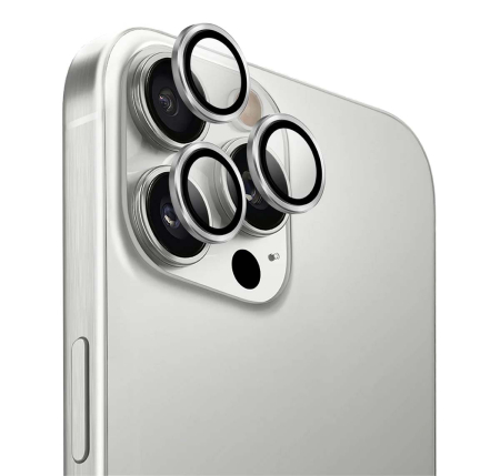 Защитное стекло для камеры iPhone 16 Pro/16 Pro Max UNIQ OPTIX Camera Lens AluGuard IP6.3P-6.9P(2024)-ALENSSIL, Silver Защитное стекло для камеры iPhone 16 Pro/16 Pro Max UNIQ OPTIX Camera Lens AluGuard IP6.3P-6.9P(2024)-ALENSSIL, Silver
