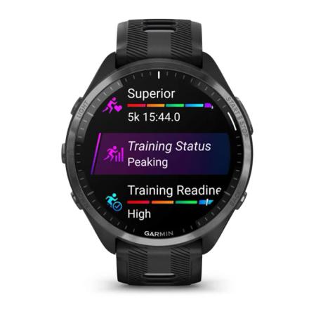 Часы Garmin FORERUNNER 965 Black, черный
