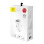 Автомобильное зарядное устройство Baseus 2 USB 3.1A Grain Car Charger (CCALL-ML02) Белый Автомобильное зарядное устройство Baseus 2 USB 3.1A Grain Car Charger (CCALL-ML02) Белый