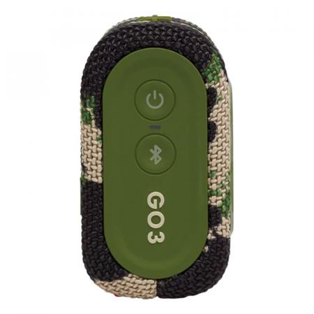 Портативная колонка JBL Go 3 Squad, зеленый камуфляж Портативная колонка JBL Go 3 Squad, зеленый камуфляж
