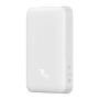 Внешний аккумулятор Baseus Magnetic Mini Wireless Fast Charge power bank с поддержкой беспроводной зарядки 10000mAh 20W (PPCX070002) Белый