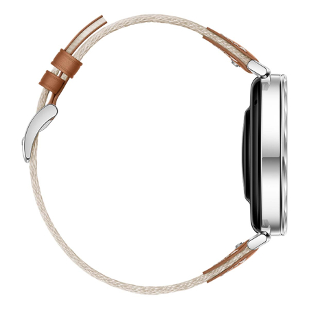 Часы HUAWEI Watch GT 5 Silver, 41 мм, цвет корпуса серебряный, цвет ремешка бежевый Часы HUAWEI Watch GT 5 Silver, 41 мм, цвет корпуса серебряный, цвет ремешка бежевый