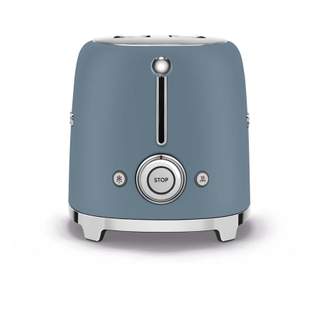 Тостер на 2 ломтика SMEG 50s style (TSF01SBMEU) Синий шторм Тостер на 2 ломтика SMEG 50s style (TSF01SBMEU) Синий шторм