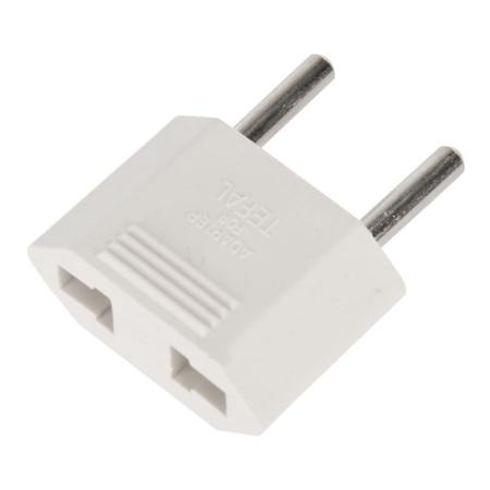 Переходник на евровилку с китайской вилки Белый