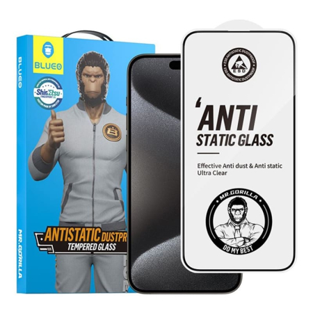 Защитное стекло для Samsung Galaxy A35/A55 BlueO Silk Full cover Anti-Static (с рамкой, антистатик) Black, черный Защитное стекло для Samsung Galaxy A35/A55 BlueO Silk Full cover Anti-Static (с рамкой, антистатик) Black, черный