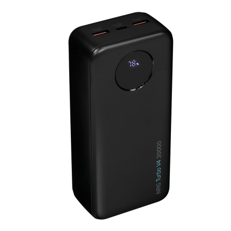 Внешний аккумулятор Deppa 30000mAh NRG Turbo V4 Чёрный