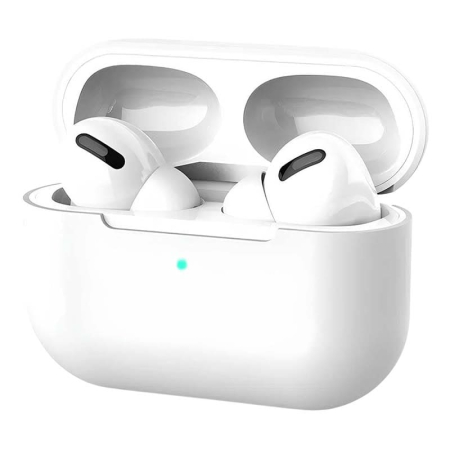Силиконовый чехол с ремешком для AirPods Pro 2 White, белый Силиконовый чехол с ремешком для AirPods Pro 2 White, белый