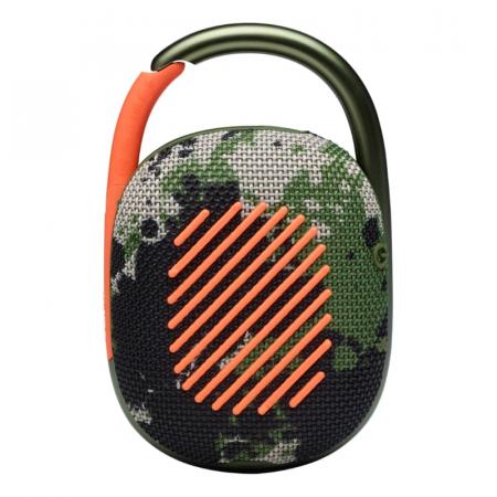 Портативная колонка JBL Clip 4 Squad, зеленый камуфляж Портативная колонка JBL Clip 4 Squad, зеленый камуфляж