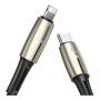 Кабель USB Type-C (m) – Lightning (m) Baseus Waterdrop PD, 18W, 1,3 м (CATLRD-01) Черный Кабель USB Type-C (m) – Lightning (m) Baseus Waterdrop PD, 18W, 1,3 м (CATLRD-01) Черный