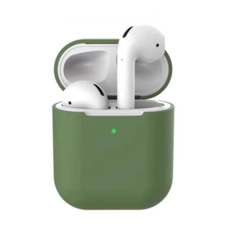 Чехол Case Protection для Apple AirPods Dark Night Green, зелёный Чехол Case Protection для Apple AirPods Dark Night Green, зелёный