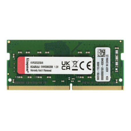 Оперативная память Kingston (KVR32S22S8/8WP) DDR4 8GB 3200MHz CL22 SO DIMM 1x8GB
