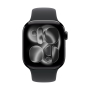 Apple Watch Series 11, 42 мм корпус из алюминия цвета «Jet Black», ремешок Sport Band размера M/L цвета «Black» Apple Watch Series 11, 42 мм корпус из алюминия цвета «Jet Black», ремешок Sport Band размера M/L цвета «Black»