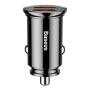 Автомобильное зарядное устройство Baseus BS-C16Q1-X 2xUSB, 5A, 30 Вт (CCALL-YD01) Черный Автомобильное зарядное устройство Baseus BS-C16Q1-X 2xUSB, 5A, 30 Вт (CCALL-YD01) Черный